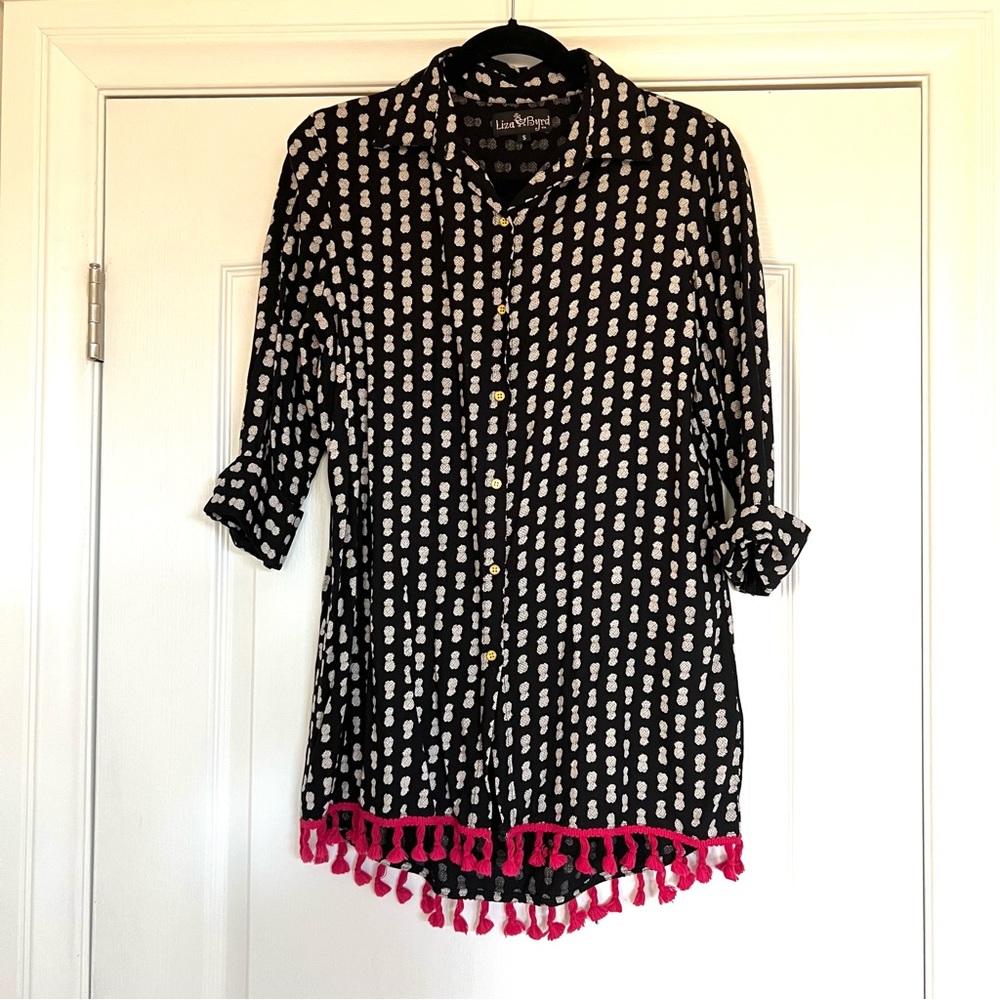 Liza Byrd Full Button Tunic (or Minidress!)